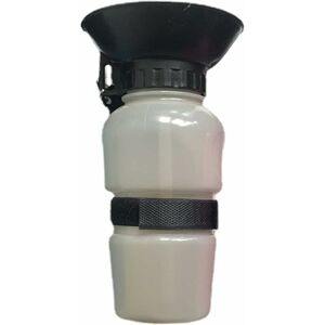 Héloise - 500ML Dog Water Bottle, Portable Dog Water Bottle, Portable Pet Water Bottle, Used for Camping, Walking, Hiking (Gray)