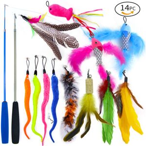 Cat Feather Toy Replacement, Feather Cat Toy Feather - Alwaysh