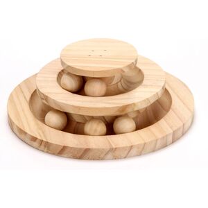 Indoor Cat Toy Interactive Cat Toy Wooden Cat Toys Supplies Funny Roller Cat Toy for Kitty Cat Gifts for Your Cats - Alwaysh