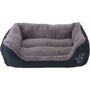 Langray - Bedding for dog - Basket for Dog and Cat - 43 32cm (Black) - Noir
