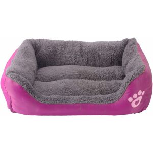 Langray - Bedding for dog - Basket for Dog and Cat - 43 32cm (Pink rot) - Rose rot
