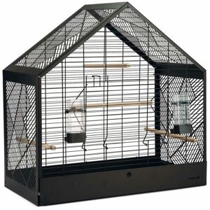 BERKFIELD HOME Beeztees Birdcage Yara Black 71x35x70 cm Metal