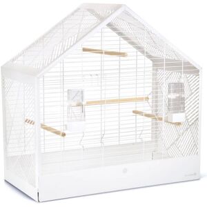 BERKFIELD HOME Beeztees Birdcage Yara White 71x35x70 cm Metal