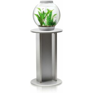 Baby Biorb 15L Aquarium in Silver with mcr led Lighting and Silver Stand