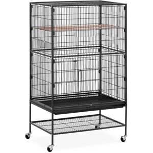 Wiesenfield - Birdcage on wheels - with accessories & base - overall dimensions:0 x0 x0 cm Birdcage with wheels Large bird cage with wheels