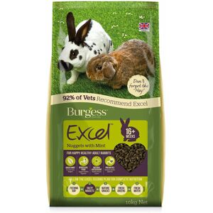 Burgess Pet Care - Burgess Excel Adult Rabbit Nuggets with Mint - 10kg - 367551