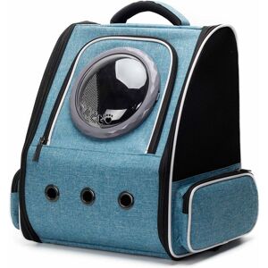 Héloise - Carrier Backpack for Cat, Small Puppy and Rabbit, with Bubble Window - Space Capsule Shape - Airline Approved