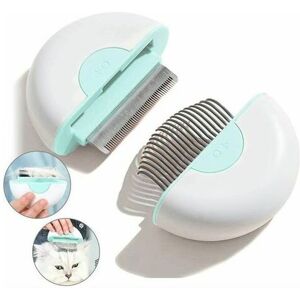 Neige - Cat Brush Set, Dog and Cat Brush for Shedding and Grooming, Pet Massage Comb Fresh Mint Long