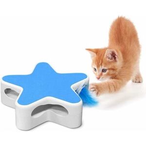 ORCHIDÉE Cat fur toy Interactive cat toy Electric five-point star box toy for cats