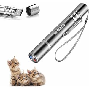 TINOR Cat Chaser Toys Interactive Chase Cat Dog Toys 7 in 1 Multi-Pattern Funny Cat Toys led Flashlight with usb Chargeable