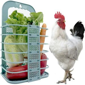 Aougo - Chicken Feeders Folding Chicken Coop Accessories Hanging Fruit Feeder for Hens Pet Chickens