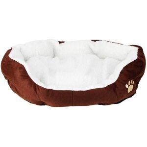 FAMIHOLLD Cotton Pet Warm Waterloo with Pad S Size-Coffee - Coffee