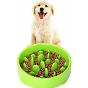 Langray - Slow Feeding Dog Bowl, Slow Feeding Anti-Slip Design Fun Interactive Feed Cats and Dogs Bowl, Promotes Healthy Feeding and Slow Digestion