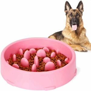 Langray - Slow Feeding Dog Bowl, Slow Feeding Anti-Slip Design Fun Interactive Feed Cats and Dogs Bowl, Promotes Healthy Feeding and Slow Digestion