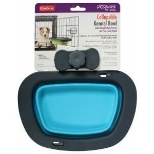 Dexas - Popware Collapsible Kennel Bowl Blue Lg 2.5 Cup/20oz - 39430