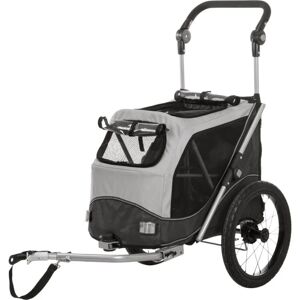 Trixie - Dog Bicycle Trailer l Grey Grey