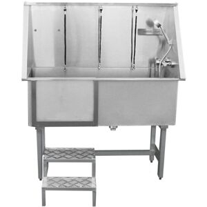 MONSTER SHOP Dog Grooming Bath Stainless Steel 400mm Professional Pet Washing