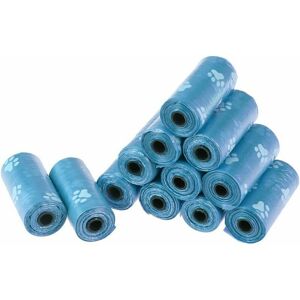 Hoopzi - Dog Poop Bags Blue Biodegradable Waste Bags 12 Rolls (180 Bags Total)