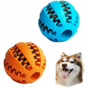Tinor - Dog Toy Ball,Nontoxic Bite Resistant Teething Toys Balls for Small/Medium/ Large Dog and Puppy Cat,Dog Pet Food Treat Feeder Chew Tooth