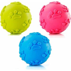 TINOR Dog Toy Balls,Sound Toy Balls,Dog Toy Chew Ball,Puppy Molar Teeth Cleaning Ball,for Small and Medium Dogs