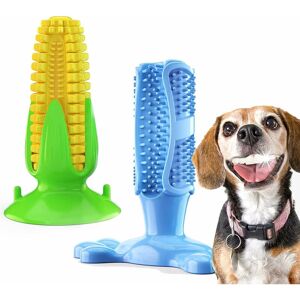 TINOR Dog Toy Dog Toothbrush tpr Chew Toy Safe and Harmless Dental Teeth Cleaning Toy 2 pcs