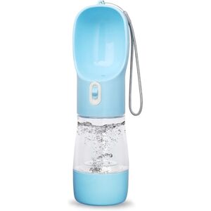 HÉLOISE Dog Water Bottle, 2 in 1 Portable Dog Water Bottle 258ML Travel Dog Water Bottle for Outdoor for Dog Cat Pets