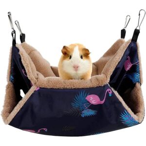 Héloise - Double Layer Pet Cage Hammocks Rodent Hanging Bed Hammock Small Animals Rodent Hammock for Chinchillas, Ferrets, Rats, Hamsters and Guinea