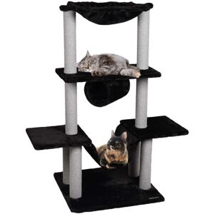 BERKFIELD HOME Flamingo Cat Scratching Tree Hamza Black 60x57x122 cm