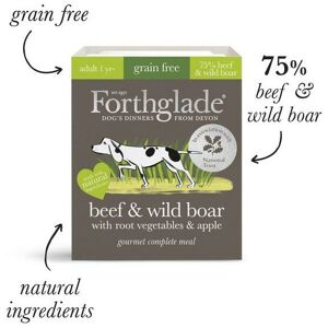 Forthglade - Gourmet Grain Free Beef & Wild Boar Veg & Apple PK7 - 72236