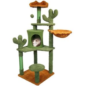 Cactus Cat Tree Green 012 - Foxhunter