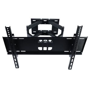 Denuotop - Full Motion tv Mount, tv Wall Mount for Most TVs, Holds up to 132 lbs, Max vesa 600 x 400mm, Swivel tv Mount with Dual Articulating Arms,