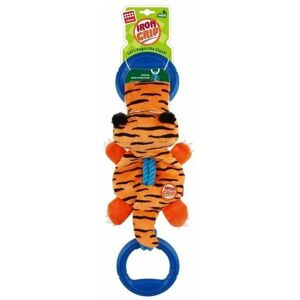 Gigwi - Iron Grip Tiger Plush Tug Toy with tpr Handle 265967