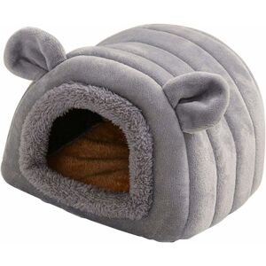 LANGRAY Guinea Pig Bed, Animal Pet Winter House, Multifunctional Crystal Velvet Hedgehogs Cave Beds Cozy House, Bedding for Rats Baby Chinchilla Guinea Pig