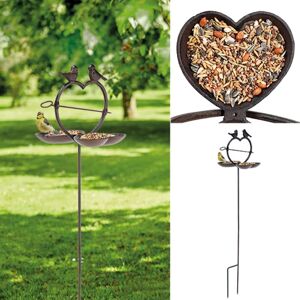 Berkfield Home - hi Bird Feeder Station 92 cm Brown