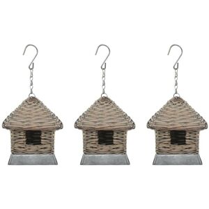 Hommoo - Bird Houses 3 pcs Wicker