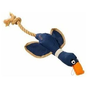 House Of Paws - Navy Duck Canvas Thrower Dog Toy - 267633