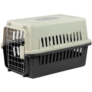 Portable Plastic Pet Travel Carrier for Cats/Dogs/Animals - Small Black - KCT