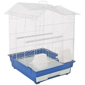 Santiago Plus Exotic Portable Bird Small Cage - Blue - Blue - KCT