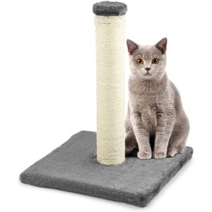 Small Grey Cat Scratching Post Kitten Tree Activity Scratcher Sisal Tower - Grey - KCT