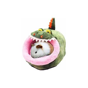 LangRay Chinchilla Hedgehog Guinea Pig Bed Accessories Cage Toys Bearded Dragon House Hamster Supplies Habitat Ferret Rat 3-L