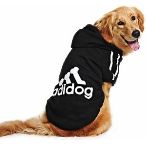 Langray - Sport Dog / Cat Hoodie Size s to 9XL 7 colors - Black - 4XL