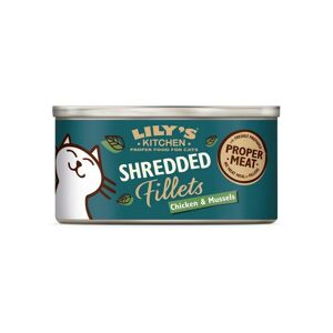 Lilys Kitchen - Fillets Chicken and Mussels in Broth for Cats 70gm PK24 - 265257