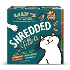 Lilys Kitchen - Lily's Kitchen Shredded Fillets Multipack 8x70gm 265259