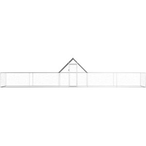 BERKFIELD HOME Mayfair Chicken Coop 10x2x2 m Galvanised Steel