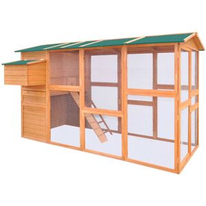 BERKFIELD HOME Mayfair Chicken Coop Wood 295x163x170 cm