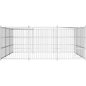 BERKFIELD HOME Mayfair Outdoor Dog Kennel 450x450x185 cm