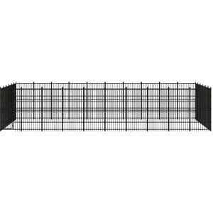 Berkfield Home - Mayfair Outdoor Dog Kennel Steel 55.3 m²