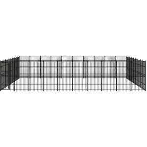 Berkfield Home - Mayfair Outdoor Dog Kennel Steel 82.94 m²