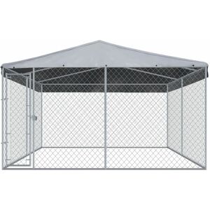 Berkfield Home - Mayfair Outdoor Dog Kennel with Roof 382x382x225 cm