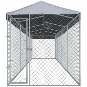 BERKFIELD HOME Mayfair Outdoor Dog Kennel with Roof 760x190x225 cm